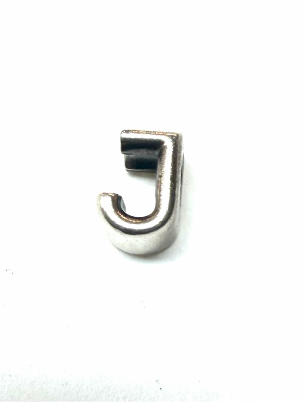 Pandora Silver Letter J Charm Bead